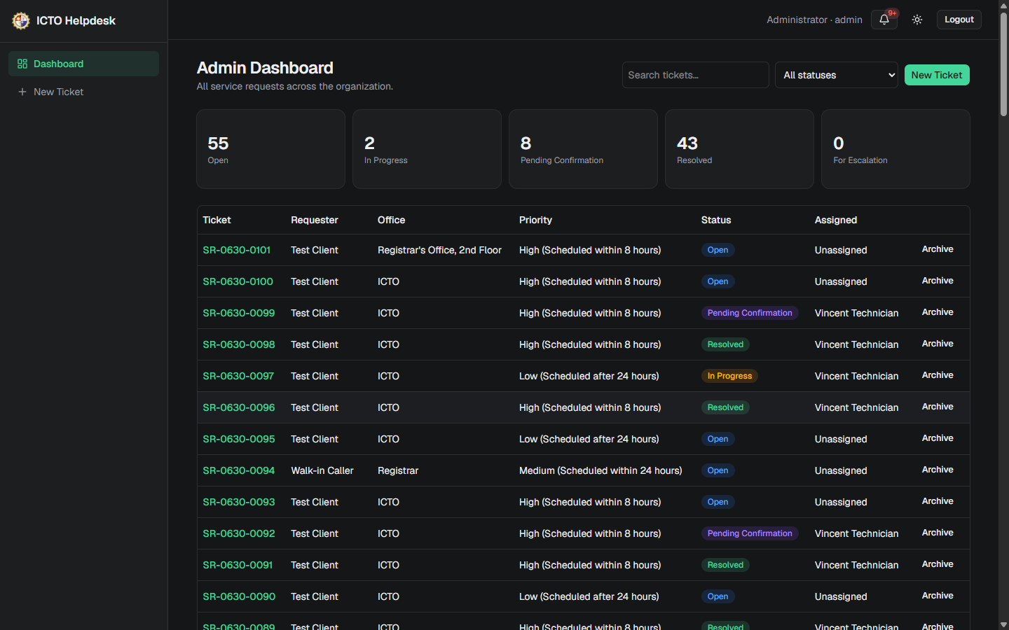 ICTO Help Desk — screenshot 6